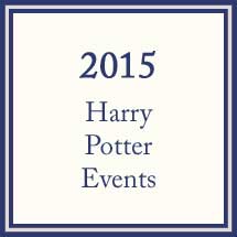 2015 Harry Potter Events