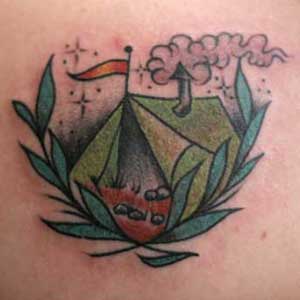 Magical Tent Tattoo
