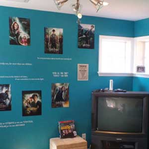 Movie Room With Harry Potter Quotes