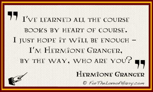 Hermione Granger • For The Love Of Harry 1079