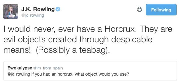 J.K. Rowling's Horcrux