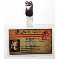 Ginny Weasley Hogwarts Student ID Badge