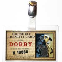 House Elf ID Badge