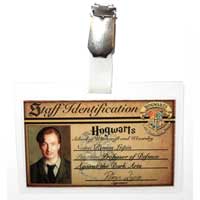 Remus Lupin Hogwarts ID Badge