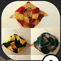 Knitting Patterns for Harry Potter Scarves