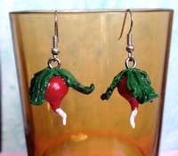 Luna Lovegood Costume Radish Earrings