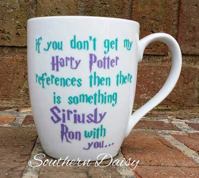Coffee mug inspired by Harry Potter
