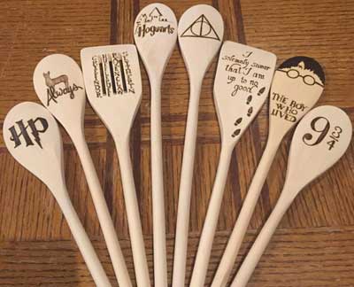Personalized Harry Potter Favors Accio Tea Bag Holder Spoon Rest With Gold  Plated Teaspoon Tea Napkin, Hogwarts Loose Tea Packet. 