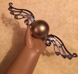 Doll sized Golden Snitch