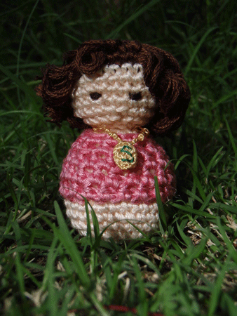 Amigurumi version of Dolores Umbridge