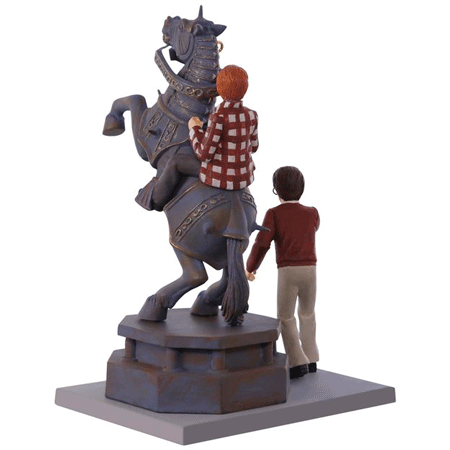 Hallmark Harry Potter A Dangerous Game Sound Ornament Back