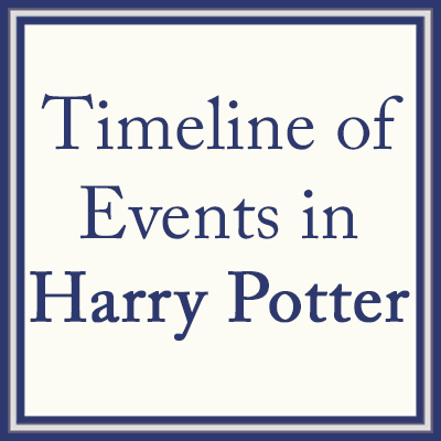 Dizziness sharp via Harry Potter Timeline Of Events • For The Love of Harry