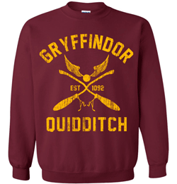 This is an example of the many different Gryffindor sweatshirts available.