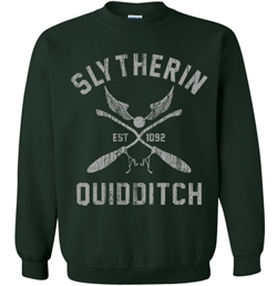 This is an example of the many different Slytherin sweatshirts available.
