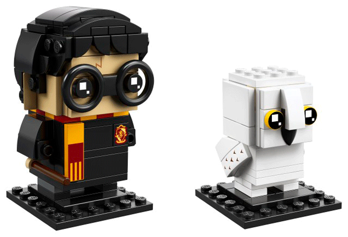 LEGO BrickHeadz of Harry Potter and Hedwig. #hp #harrypotter #potterhead #hedwig #lego #brickheadz