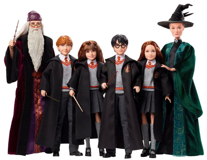 The six Harry Potter dolls that might be released by Mattel in late 2018. #hp #harrypotter #harrypotterfan #dumbledore #ronweasley #hermione #hermionegranger #ginnyweasley #mcgonagall #mattel #dolls