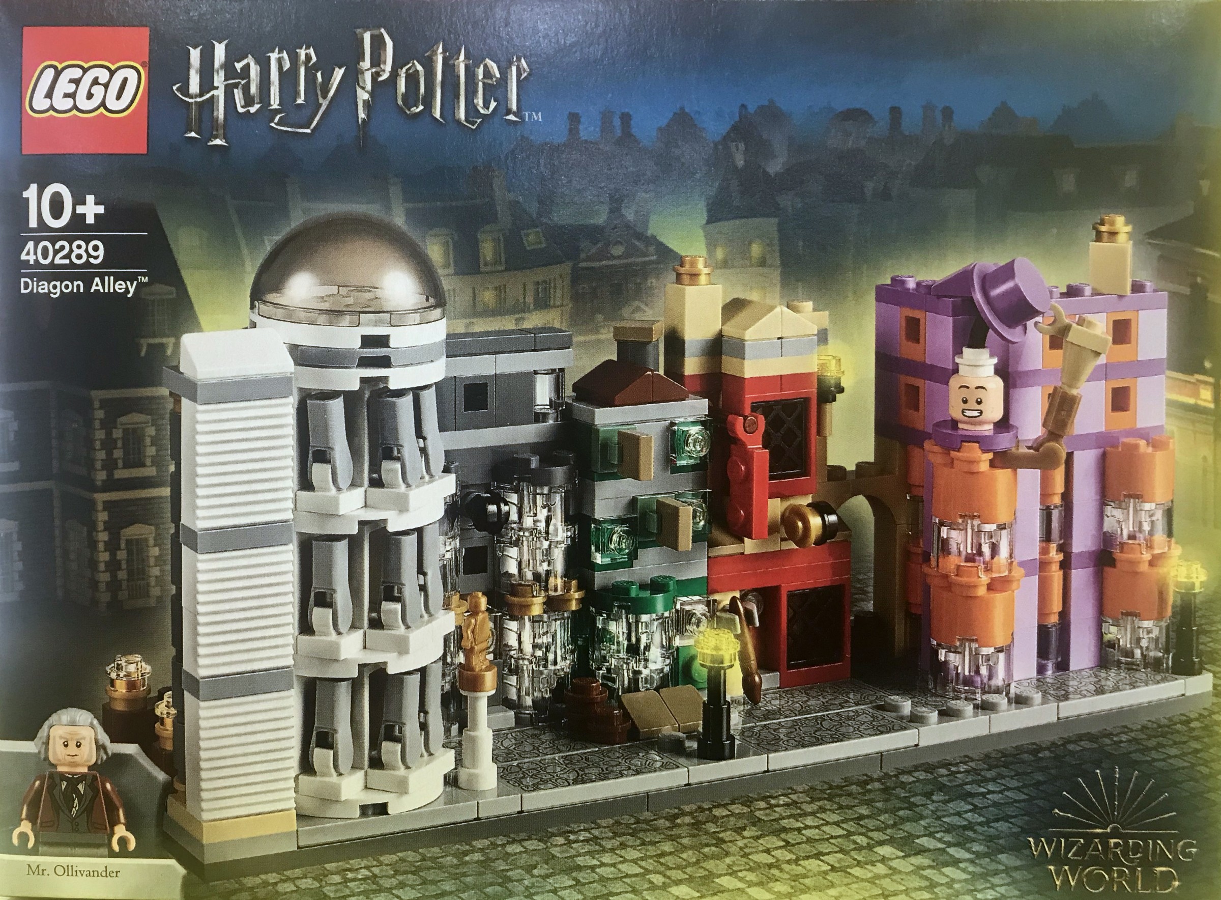 Microscale LEGO set of Diagon Alley