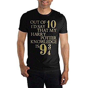 Mens Shirt About My Harry Potter Knowledge