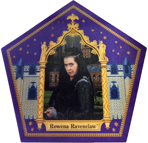 Front Of The Rowena Ravenclaw Chocolate Frog Card 