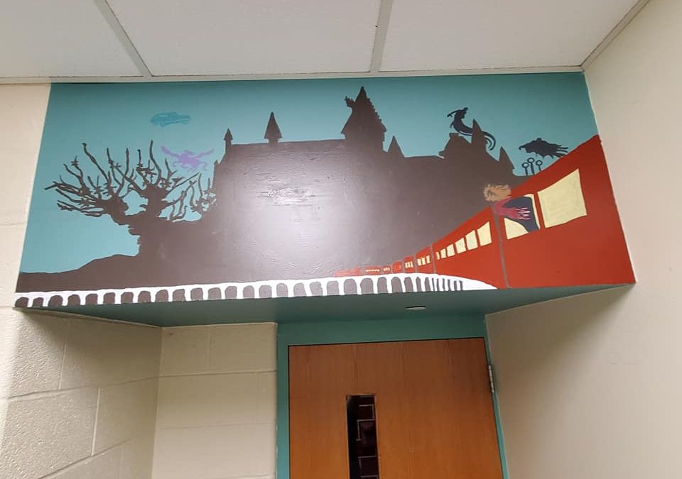 Teacher Magically Transforms His Classroom And Hallway