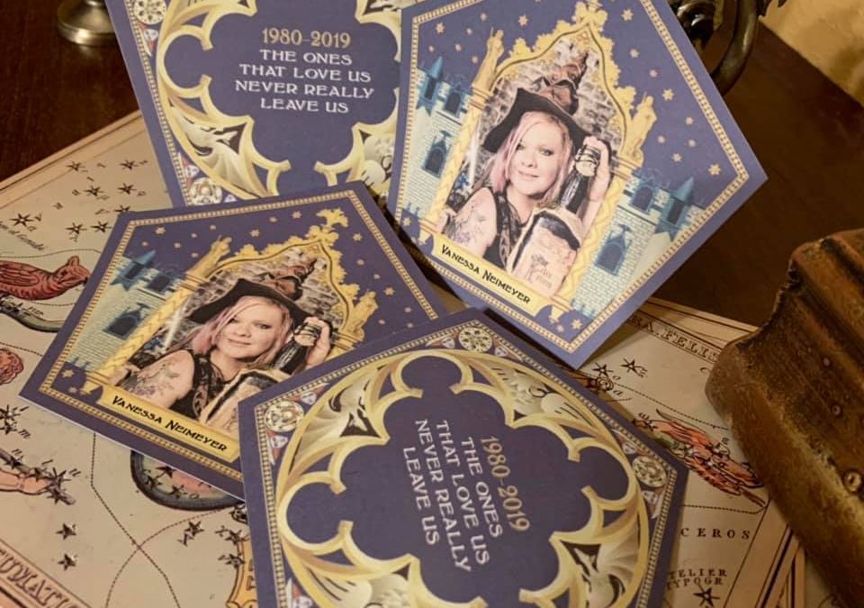 Vanessa Neimeyer On A Chocolate Frog Card