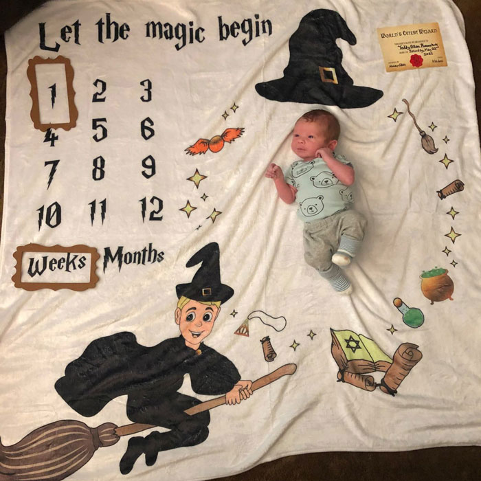 The first picture update of Baby Teddy, at one week old.