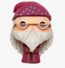 Albus Dumbledore Wearing His Headmaster Clothes From a Harry Potter Funko Advent Calendar