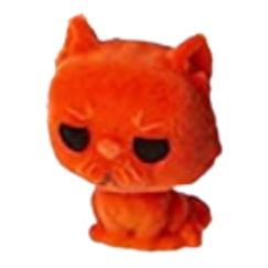 Flocked Crookshanks From a Harry Potter Funko Advent Calendar