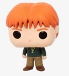 Fred Weasley Wearing a Sweater From a Harry Potter Funko Advent Calendar