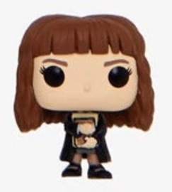 Hermione Granger Holding a Book and Wearing Gryffindor Clothes From a Harry Potter Funko Advent Calendar