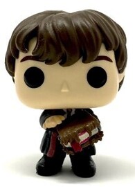 Neville Longbottom Holding the Monster Book of Monsters From a Harry Potter Funko Advent Calendar