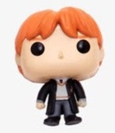 Ron Weasley Wearing Gryffindor Clothes From a Harry Potter Funko Advent Calendar